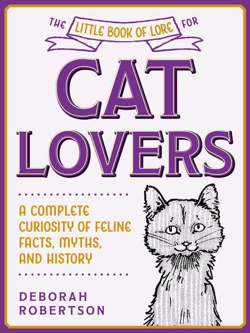 Cover image for The Little Book of Lore for Cat Lovers
